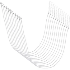 50 PCS Cord with Clasps Supplies Waxed Necklaces for Jewelry Making