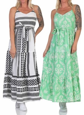 Vero Moda Damen Maxi Kleid Damenkleid Trägerkleid Sommerkleid VMDicthe Singlet