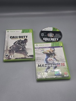 Call of Duty: Advanced Warfare (Xbox 360, 2014) Complete Plus Black Ops 2 