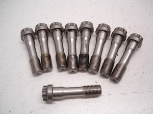 12 NASCAR CARRILLO CARR SPS CONNECTING ROD BOLTS 7/16"-20 x 1.750" 12pt HEAD 