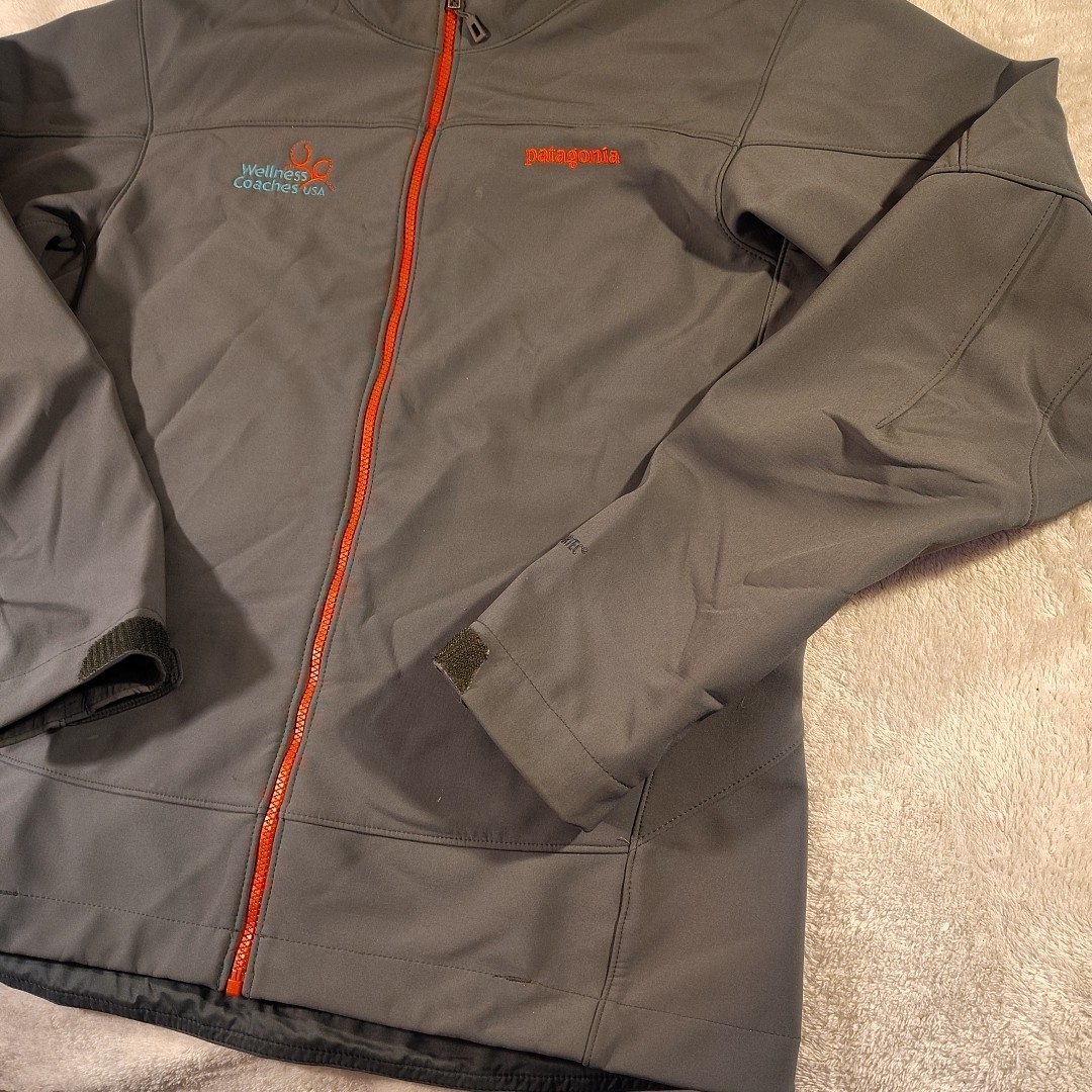 Patagonia Adze Men L Polartec Jacket Softshell Wind & Water Repellent Gray Embro thumbnail 3