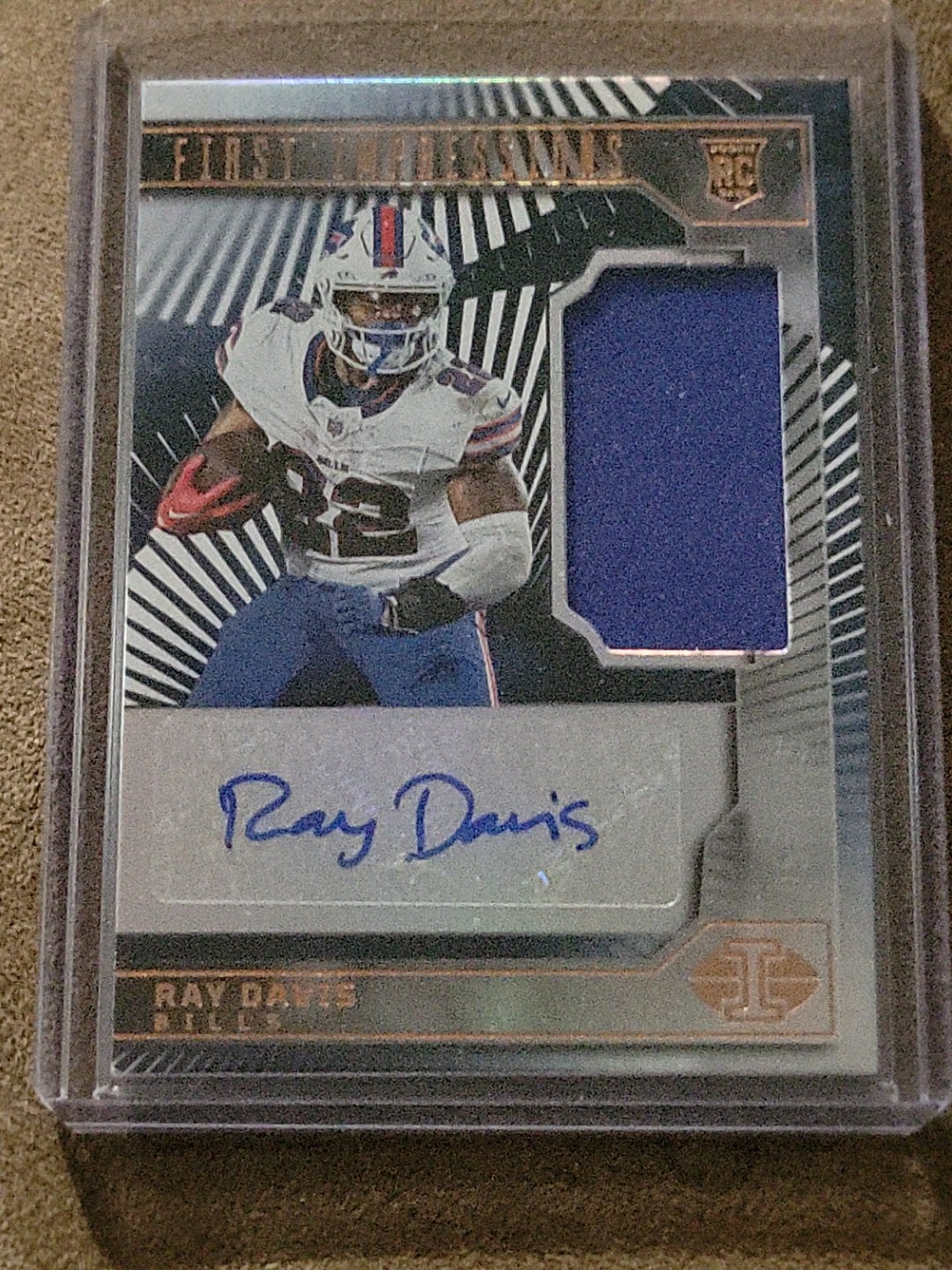 2024 Panini Certified - Freshman Fabric Mirror Signatures Ray Davis 53/399