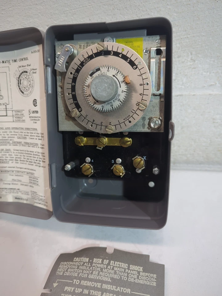 Control de tiempo Paragon modelo 8045-20 D-Frost-O-Matic A-355-20 USADO? COMO ESTÁ Foto 3 de 4