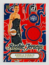 2026 Panini Donruss Angela Dugalic Rookie Jerseys Patch RC Mystics WNBA