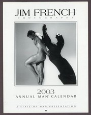 Jim French Annual Man Calendar 2003 State Of Man Gay Physique Beefcake M37030