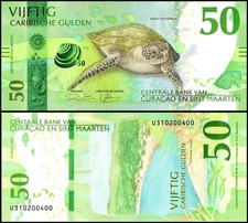 Curacao & Sint Maarten Netherlands Antilles 50 Caribbean Gulden, 2025, P-3, UNC