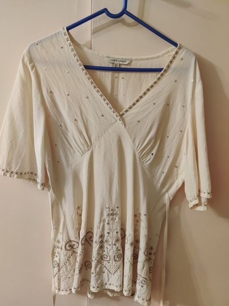 Women Laura Ashley Shirt White 40