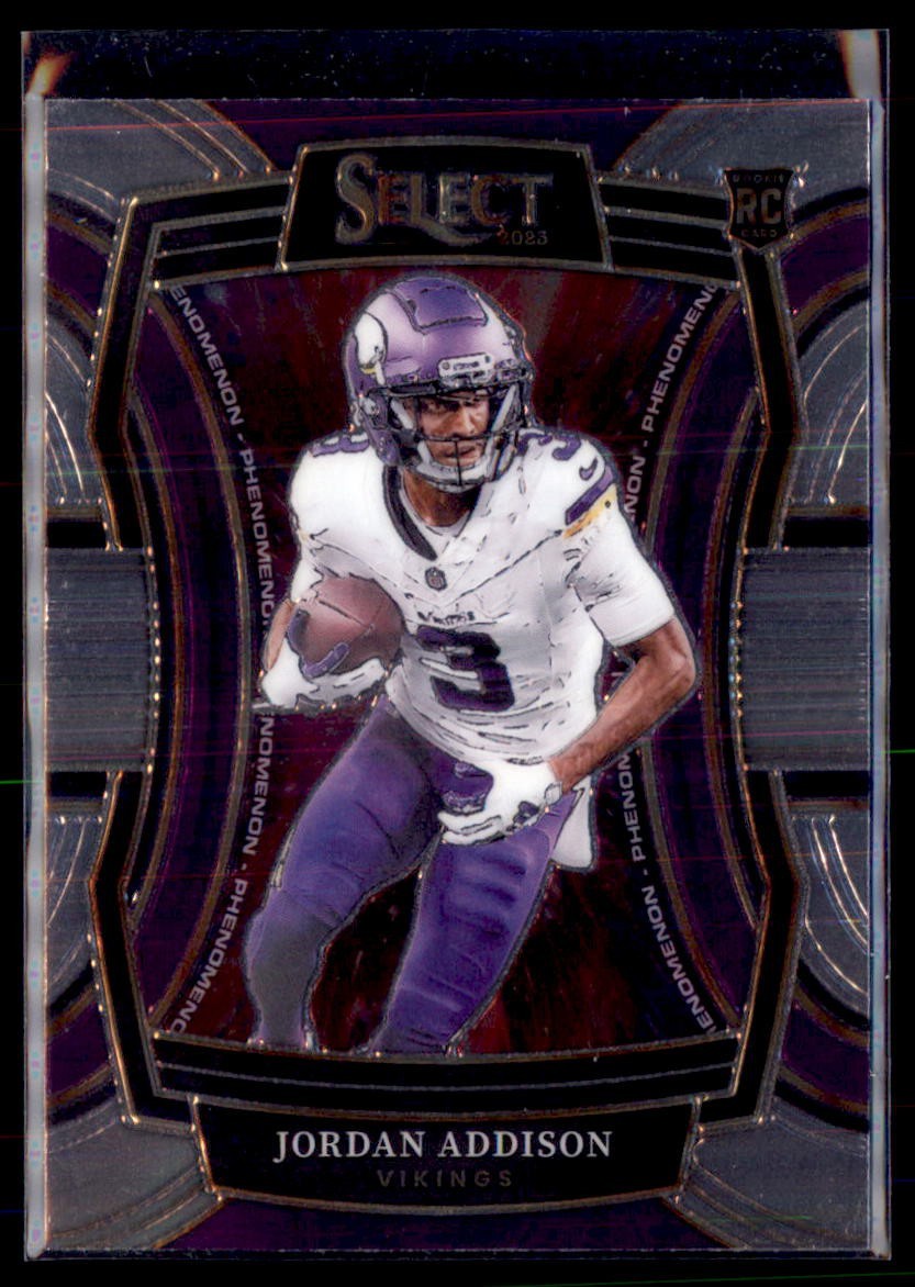 2023 Panini Select Phenomenon Jordan Addison Vikings RC