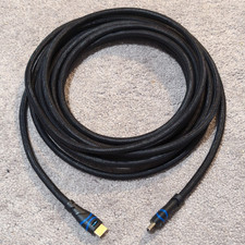 Braided HDMI Cable Black HDMI Standard Male to Male 25 ft 1:1 MPN Unlisted