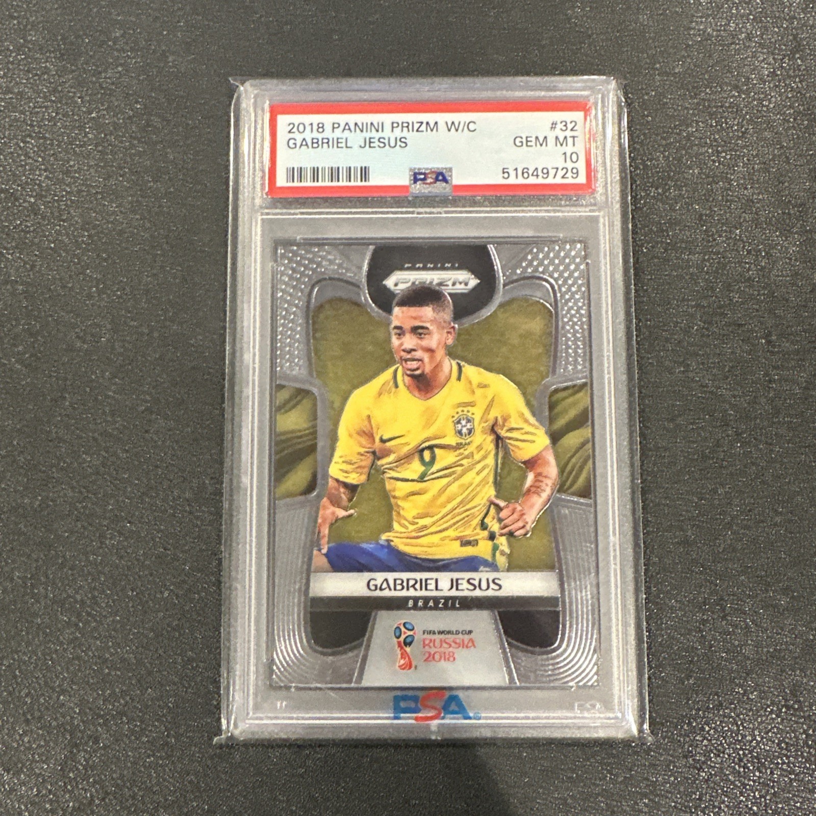 2018 Panini Prizm World Cup - Gabriel Jesus #32