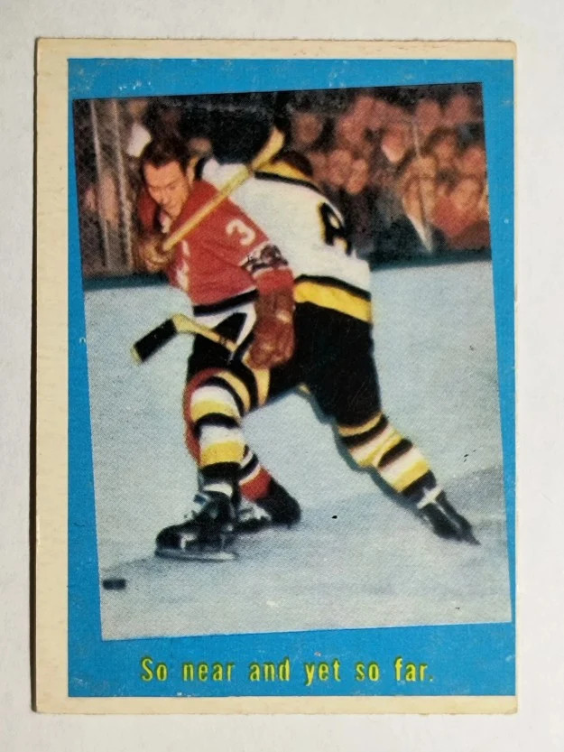 1959-60 Topps #60 So Near/Pierre Pilote/Flem Mackell IA LOW GRADE