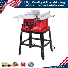 Table Saw 10 Inch 5000RPM 90° Cross Cut & 0-45° Bevel Cut Stand & Protective NEW