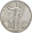 1945 AU Walking Liberty Half Dollar 90% Silver *3406