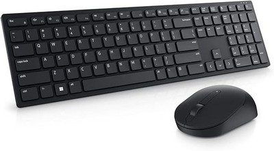 Dell KM5221W, Pro Wireless, Keyboard and Mouse Set, German (QWERTZ), Black