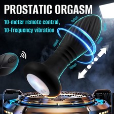Anal Vibrator Thrusting Remote Control Vibrator for Men Women Anal- Lubricants