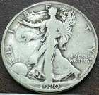 US 1920 Walking Liberty Half Dollar  **