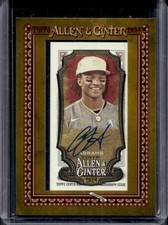 2024 Topps Allen & Ginter CJ Abrams Mini Baseball Auto #MA-CA Nationals