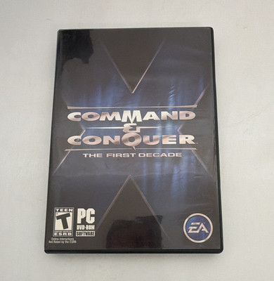 EA Command & Conquer: The First Decade PC DVD-ROM w/ Manual Strategy T