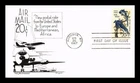 Dr Jim Stamps Fdc 20C Airmail Audubon Jay Birds The Aristocrats Day Lowry