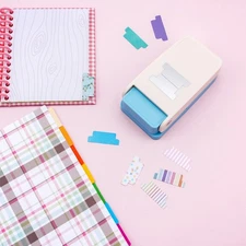 DIY Tab Maker Craft Paper Tab Punch for Journals Notebooks Scrapbook Albums