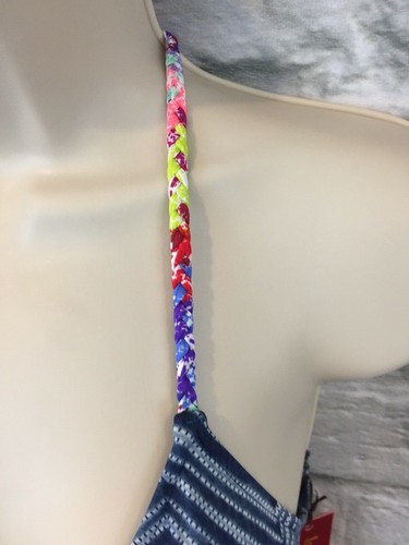 NUEVO CON ETIQUETAS Tiger Lily Para Mujer Las Salinas Azul Multi Dos Piezas Traje de Baño Bikini Talla 4 - Imagen 6 de 12