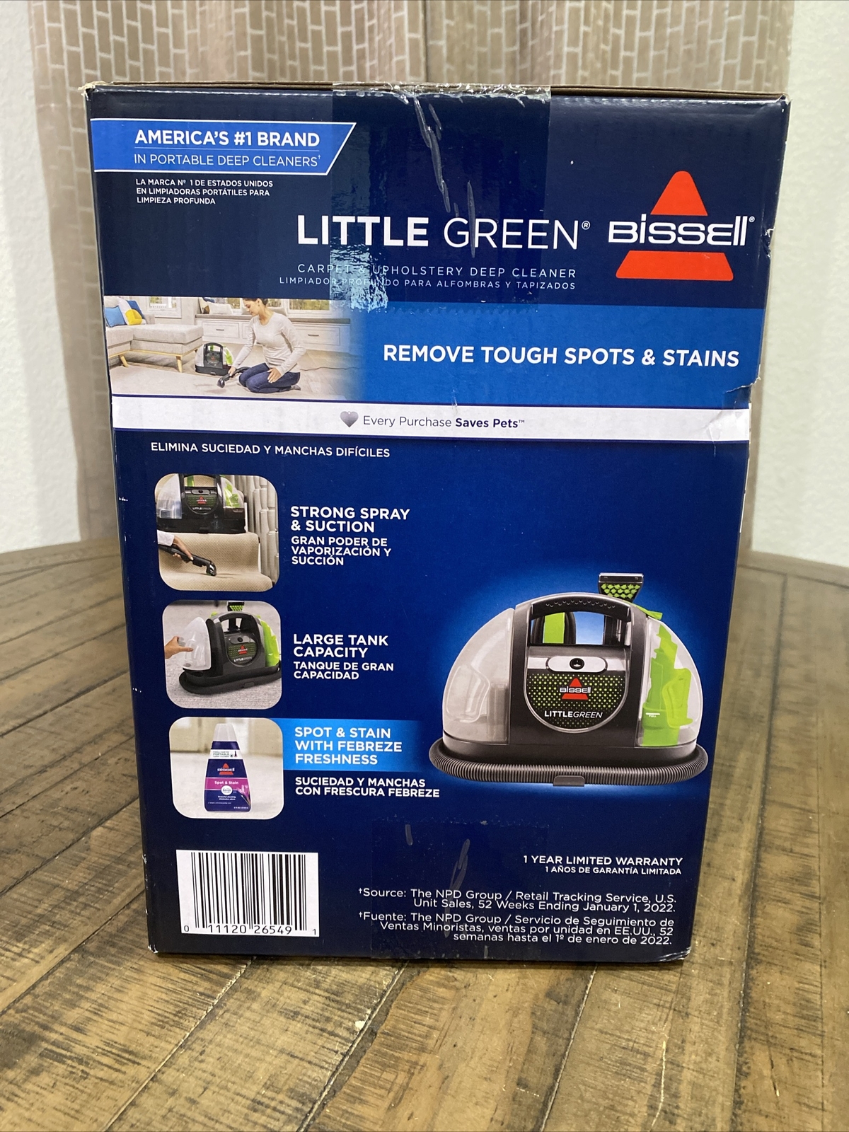 Bissell LITTLE GREEN Carpet And Upholstery Deep Cleaner New / Sealed