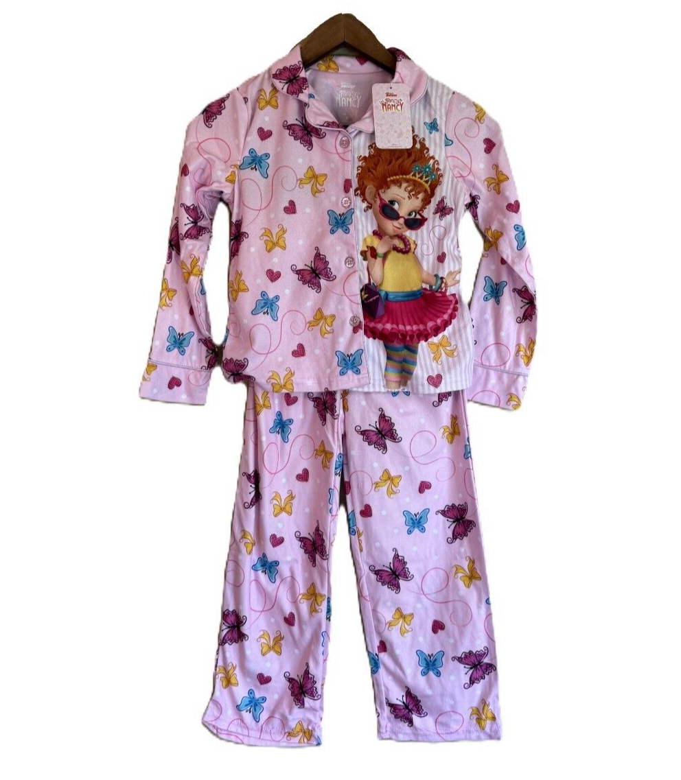 Pajama Sets Fancy Nancy Pjs NEW Girls Fancy Nancy Disney Long