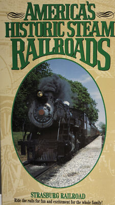 AMERICA'S HISTORIC STEAM RAILROADS Strasburg VHS 1995-TESTED-RARE