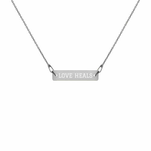 Love Heals Bar Necklace - Picture 2 of 8