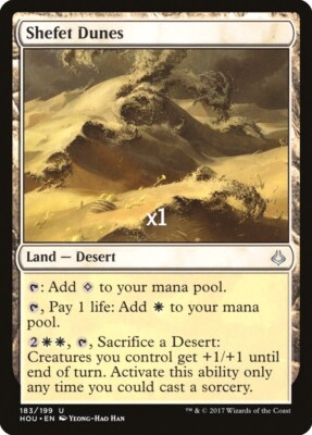 MTG Hour of Devastation HOU Shefet Dunes MINT