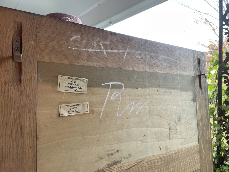 The Globe-Wernicke C.S.C. Archivador antiguo de roble 40585 Foto 2 de 4