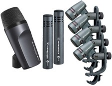 Sennheiser Drum Kit 600 e600 Drum Mic Package with Case e602 e604 e614 Free Ship