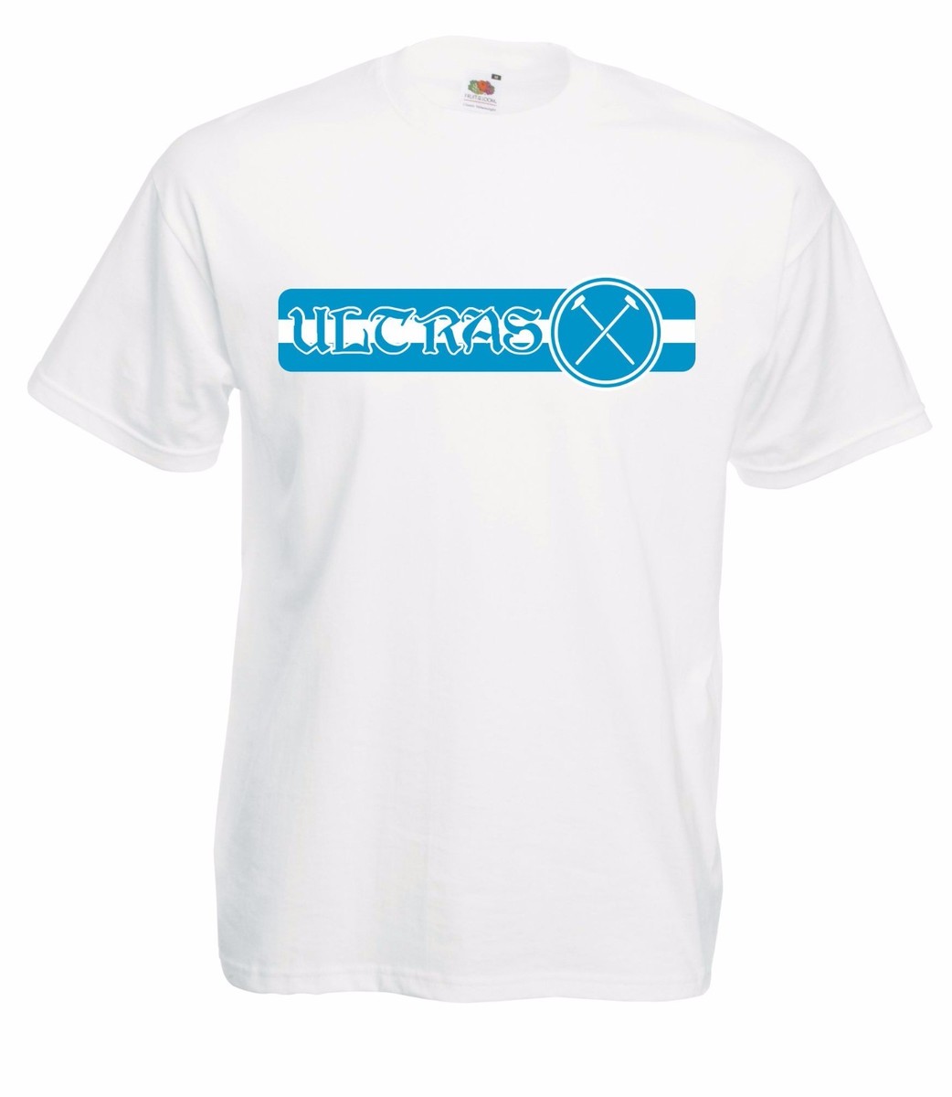 T-shirt SPAL Ferrara J1531 Avec Blason - Neuf Avec étiquettes - Céleste - Ultras