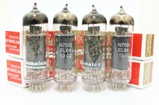 Foctory Match QUAD 4PCS Gold lion EL84 6BQ5 tubes