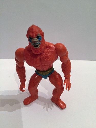 vintage 1981 he-man masters of the universe beast man action