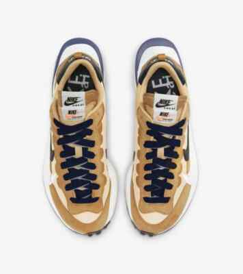 箱付 Sacai × NIKE VaporWaffle Sesame メンズ DD1875-200 Nike Vaporwaffle sacai Sesame Blue Void Tan White