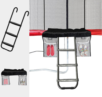 Eurmax USA Universal Easy-to-Assemble 3 Steps Trampoline Ladder