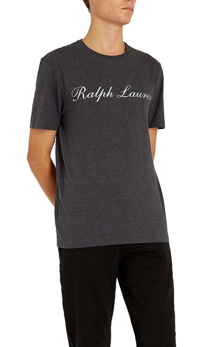 Tシャツ・カットソー RALPH LAUREN PURPLE LABEL COTTON T-SHIRT RALPH LAUREN PURPLE LABEL Logo-Embroidered Cotton-Lisle T