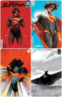 Absolute Superman #1 **2nd Print Cover Select** REGS & [1:25] PRE-SALE 12/18/24