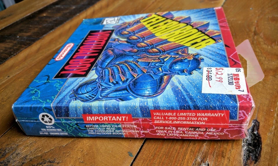 New ✹ TELEROBOXER ✹ Nintendo Virtual Boy Game ✹ Factory Sealed ✹ USA Version - Image 2 of 4