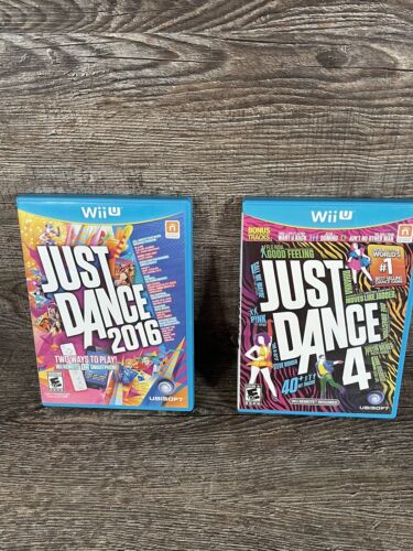 Nintendo Wii U Just Dance 4 und 2016 Lot CIB komplett getestet