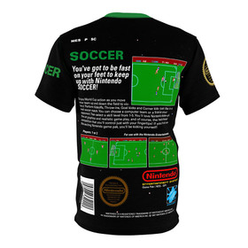 Soccer NES 40th Anniversary Retro Vintage Nintendo Cover Game T-Shirt