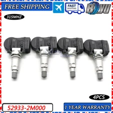 NEW TPMS For Hyundai Kia TIRE PRESSURE MONITORING SENSOR 52933-2M000 Set (4)