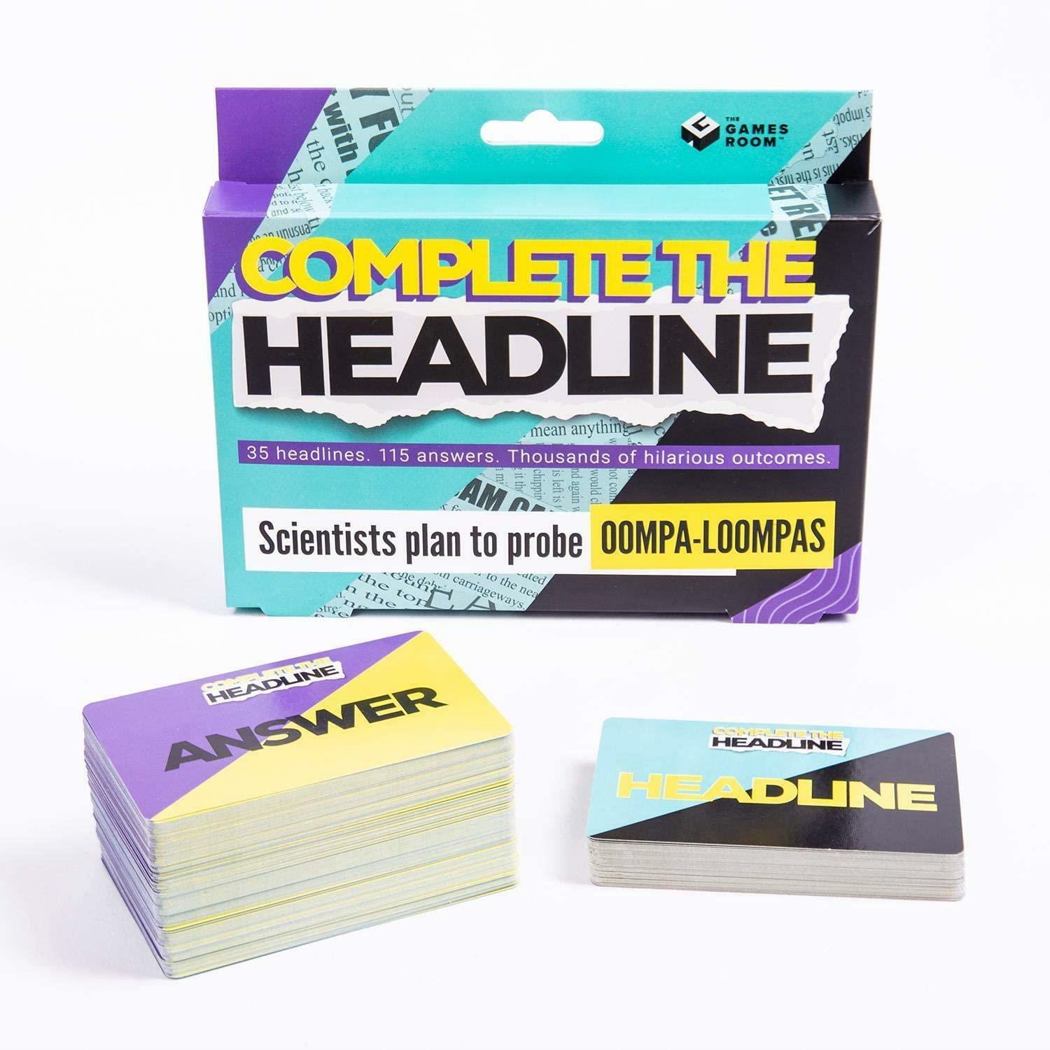 Fizz Creations Complete the Headline Card Game
