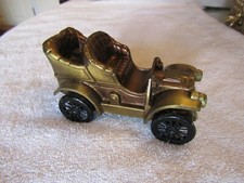 Vintage 1906 Oldsmobile Bronze Coin Bank Banthrico 1974
