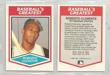 Roberto Clemente Pittsburgh Pirates Vintage 1989 CMC Baseball card