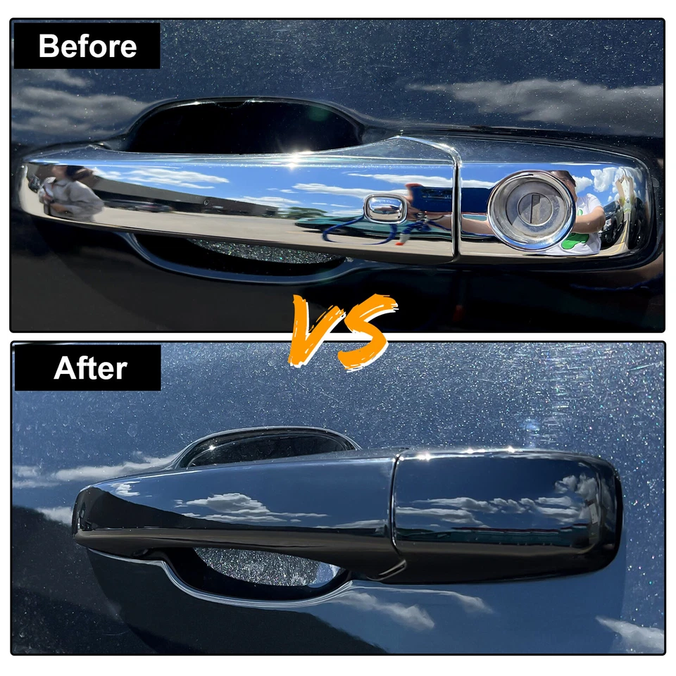 Mirror Covers +Door Handle Covers For 11-21 Jeep Grand Cherokee /Dodge Durango - Изображение 2 из 4