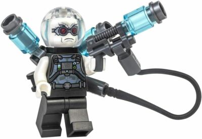 LEGO Batman Mr. Freeze Minifigure with Weapons DC Villain New Collectible