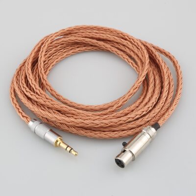 16 Core 99% 7N OCC Earphone Cable For  AKG K702 K712 K7xx Beyerdynamic DT1770 DT