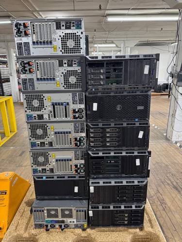 LOT OF 13 ASSORTED DELL POWEREDGE SERVERS (7x) T430 (2x) T320 (3x) T620 w/ CPU - Picture 2 of 14